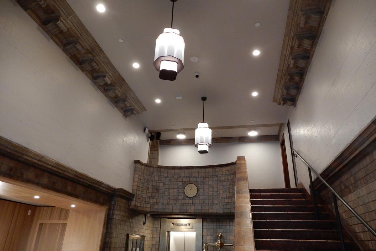 Lobby ceiling